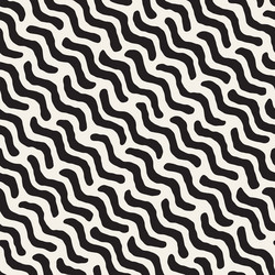 Seamless pattern repeating geometric elements vector