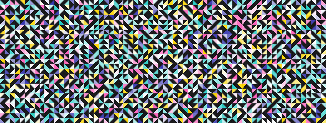 triangles colorful pattern abstract geometric vector image