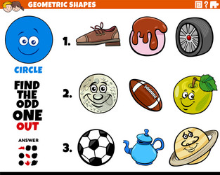 Square shape educational task for kids coloring Vector Image