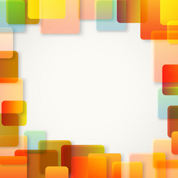 abstract background of different color squares vector image