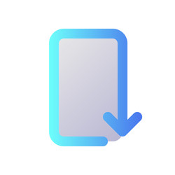 Reply pixel perfect flat gradient two-color ui vector
