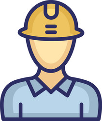 engineer icon which can easily modify or e vector