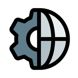 website configuration for smooth browsing vector image