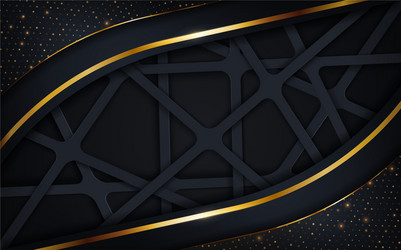 abstract navy background with random lines shape vector image