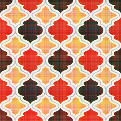 Geometric Scroll Pattern vector