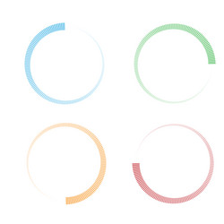 progress steps phases indicator preloader buffer vector image