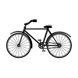 Stylish Bicycle Silhouette vector