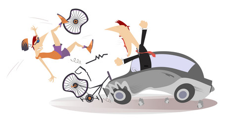 Bike Crash Cartoon Vector Images (over 190)
