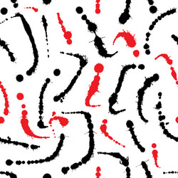abstract paint splashes and blots pattern vector image