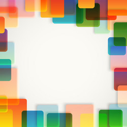 abstract background of different color squares vector image