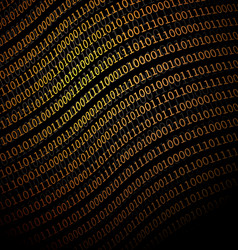 Binary Data Technology Background vector image