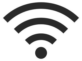 Wireless Wi-Fi Connection Icon vector image