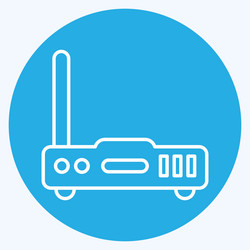 icon router suitable for computer components vector image