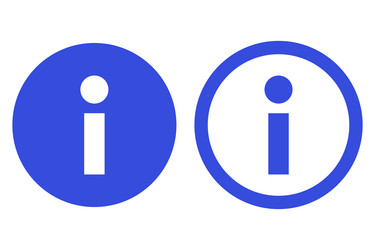 information icon set of guide and explanation vector image
