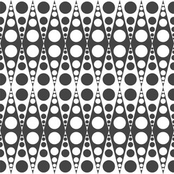 abstract geometric pattern with circles halftone vector image