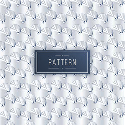 abstract geometric curve lines seamless pattern vector image