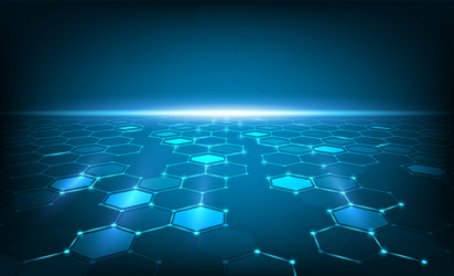 background consisting of set hexagonal cells vector image