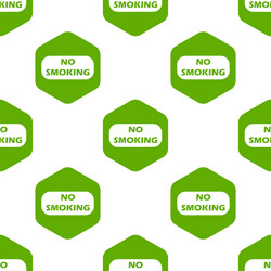 No smoking pattern vector