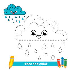Worksheet Cloud Tracing Vector Images (82)