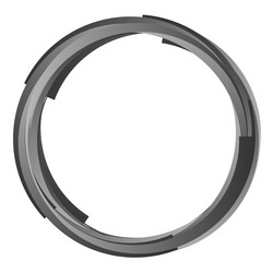 abstract circle circular design element icon vector image