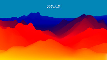 gradient wave abstract background presentation vector image