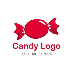 A cartoon red candy Royalty Free Vector Image - VectorStock