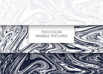 set light gray and dark blue marble textures vector