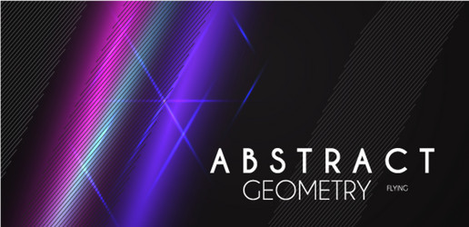 abstract background with neon blurred lights line vector image