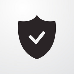 security check icon for web and mobile vector image