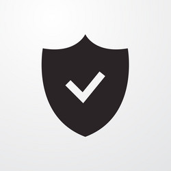 security check icon for web and mobile vector