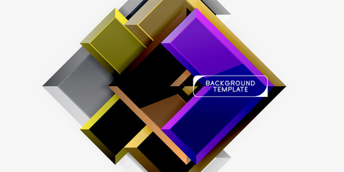 glossy modern geometric background abstract vector image