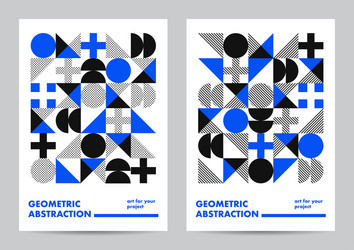 Abstract poster design template Royalty Free Vector Image
