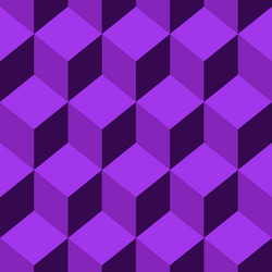 Seamless pattern cube art vector