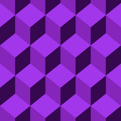 Seamless pattern cube art vector