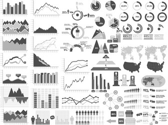 Modern Web Elements - Demographic Data vector