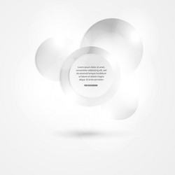 abstract circles template object web vector