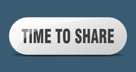 time to share button sign key push vector image