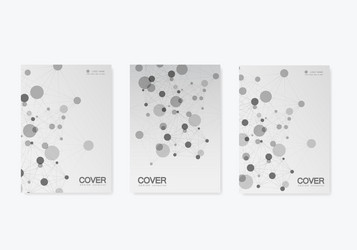 abstract polygonal network shapes with connecting vector image