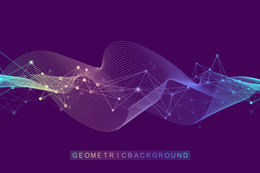 Abstract Motion & Particle Background vector image