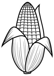 Colouring Corn Vector Images (over 270)