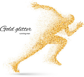 Running man Royalty Free Vector Image - VectorStock