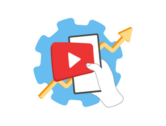 Video optimization with seo for search algorithms vector