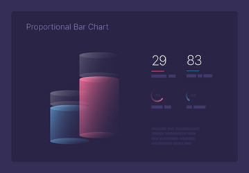 infographic for business layout template vector