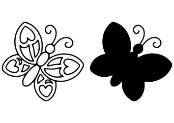 Butterfly Clipart Black and White Vector Images (over 440) Butterfly Clipart Black and White Vector Images (over 440)