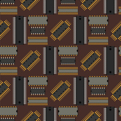 Computer chip technology processor circuit vector