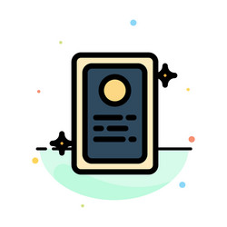 assignment job application test abstract flat vector image