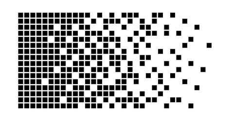 pixel disintegration background halftone fragment vector image