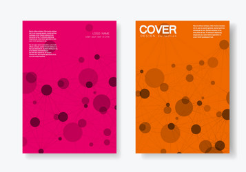 abstract polygonal network shapes with connecting vector image