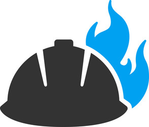 Fire helmet icon Royalty Free Vector Image - VectorStock