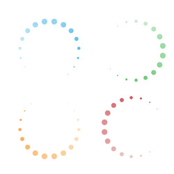 progress steps phases indicator preloader buffer vector image